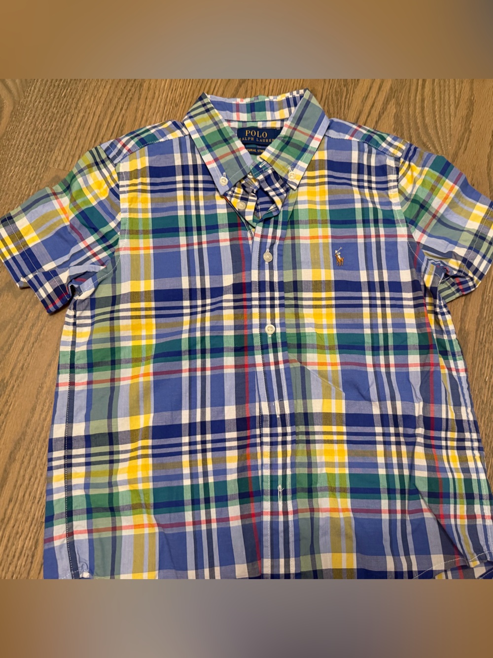 Polo by Ralph Lauren Blue Multi Plaid Button-Down Shirt - Boys